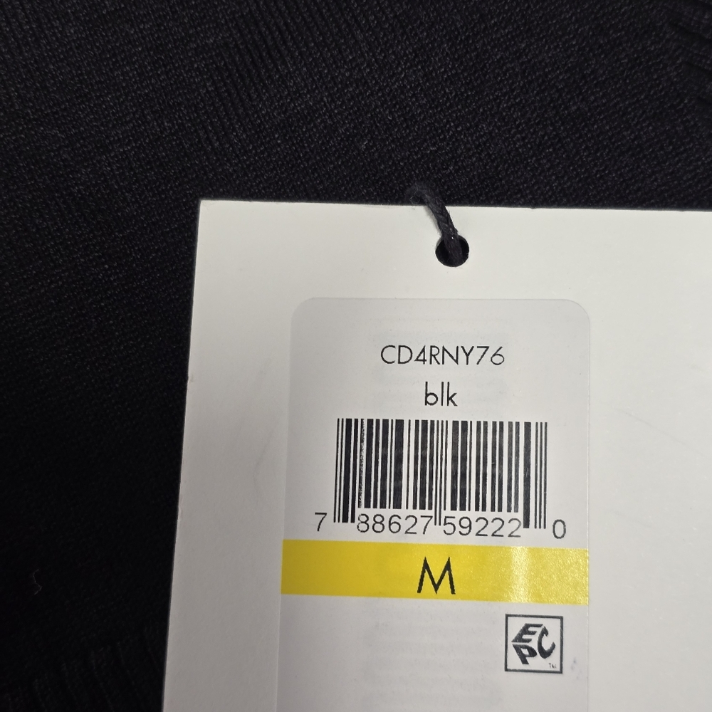 NWT Calvin Klein Black Cropped Cardigan - Picture 5 of 10